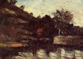 Biegen Sie in den Fluss Paul Cezanne
